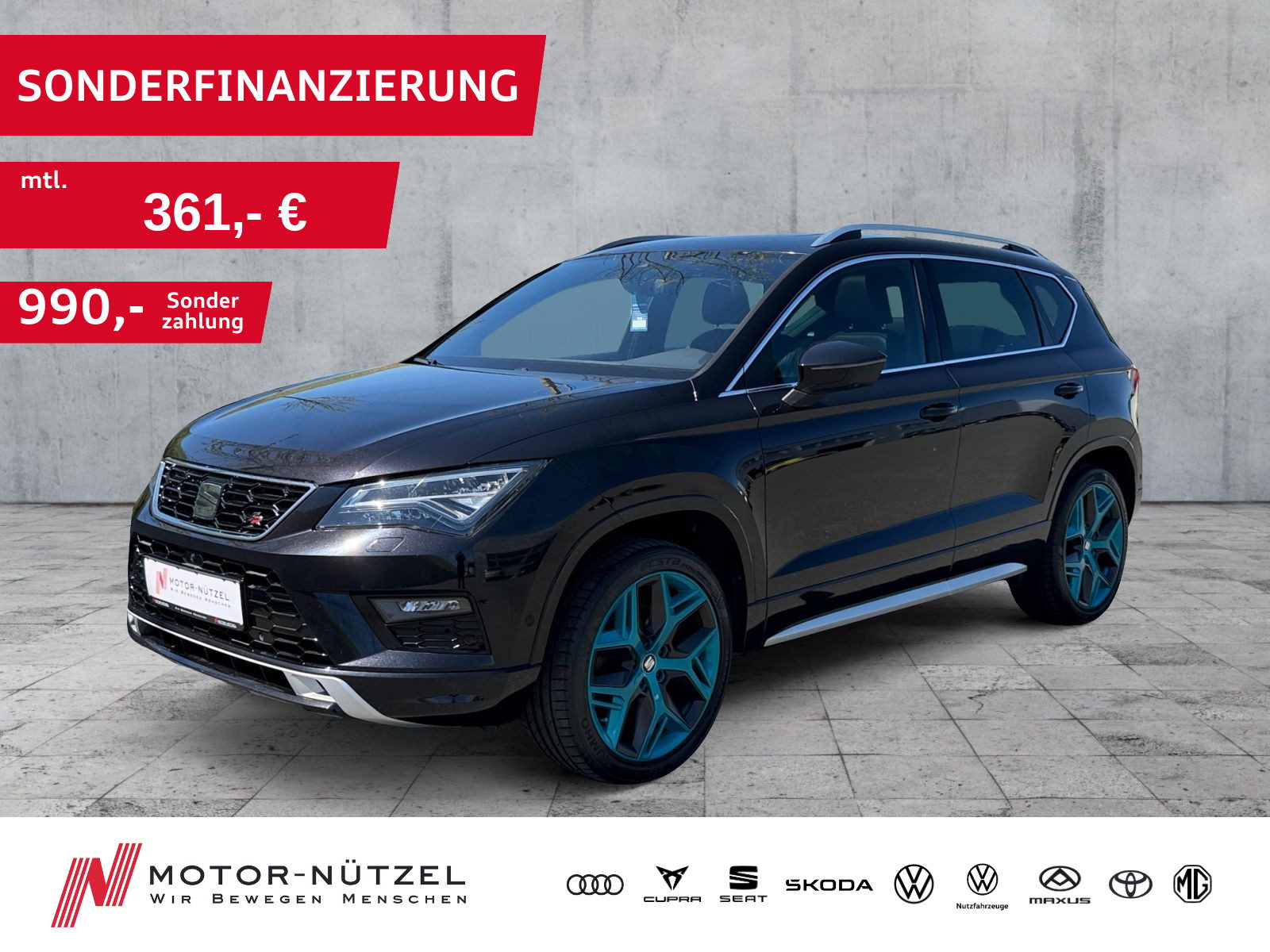 SEAT Ateca 2.0TDI 4D FR LED+NAV+ACC+SHZ+RFK+AHK+PANO