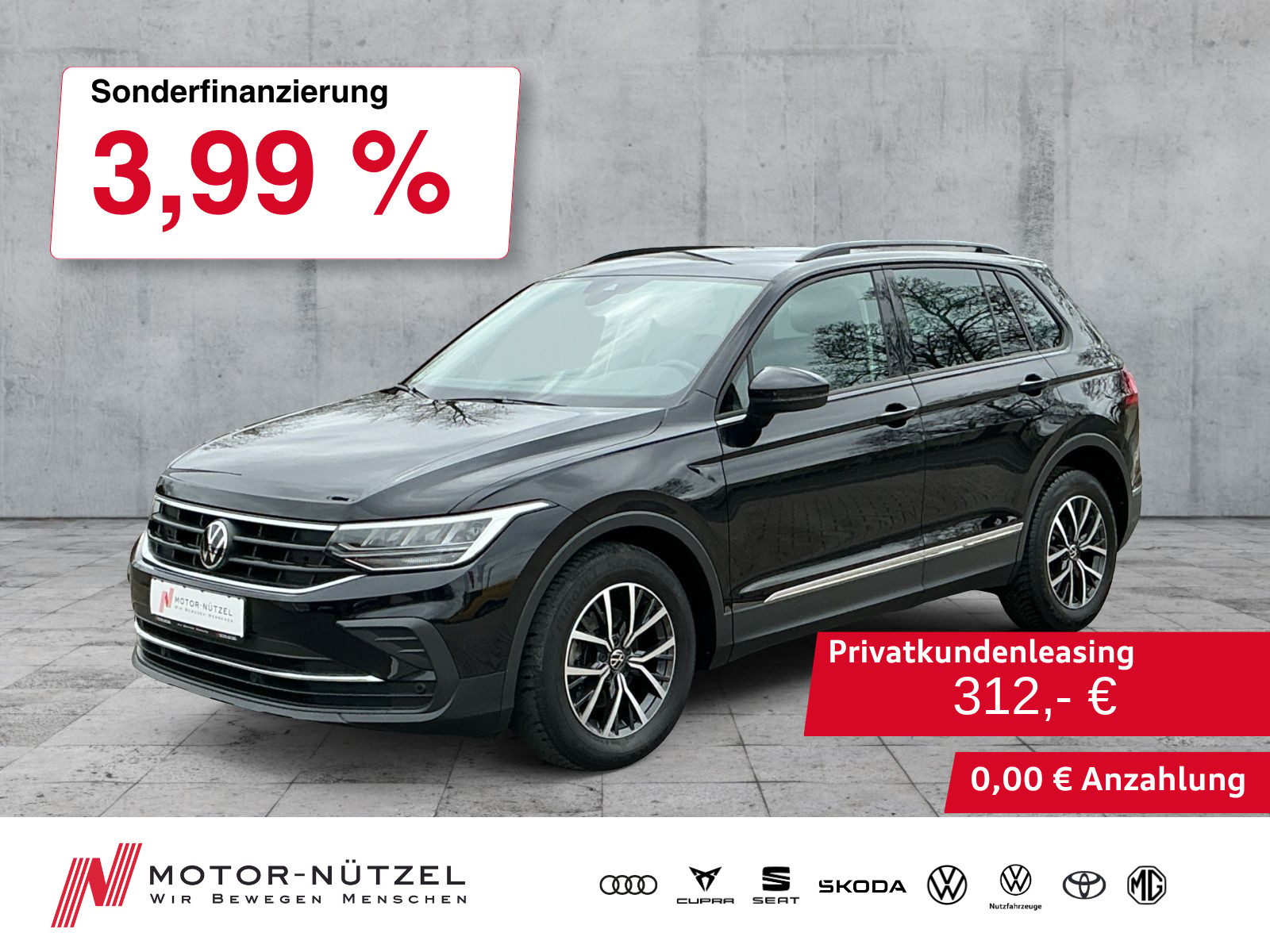 VW Tiguan 2.0 TDI DSG LIFE LED+NAVI+ACC+AHK+SHZ+RFK