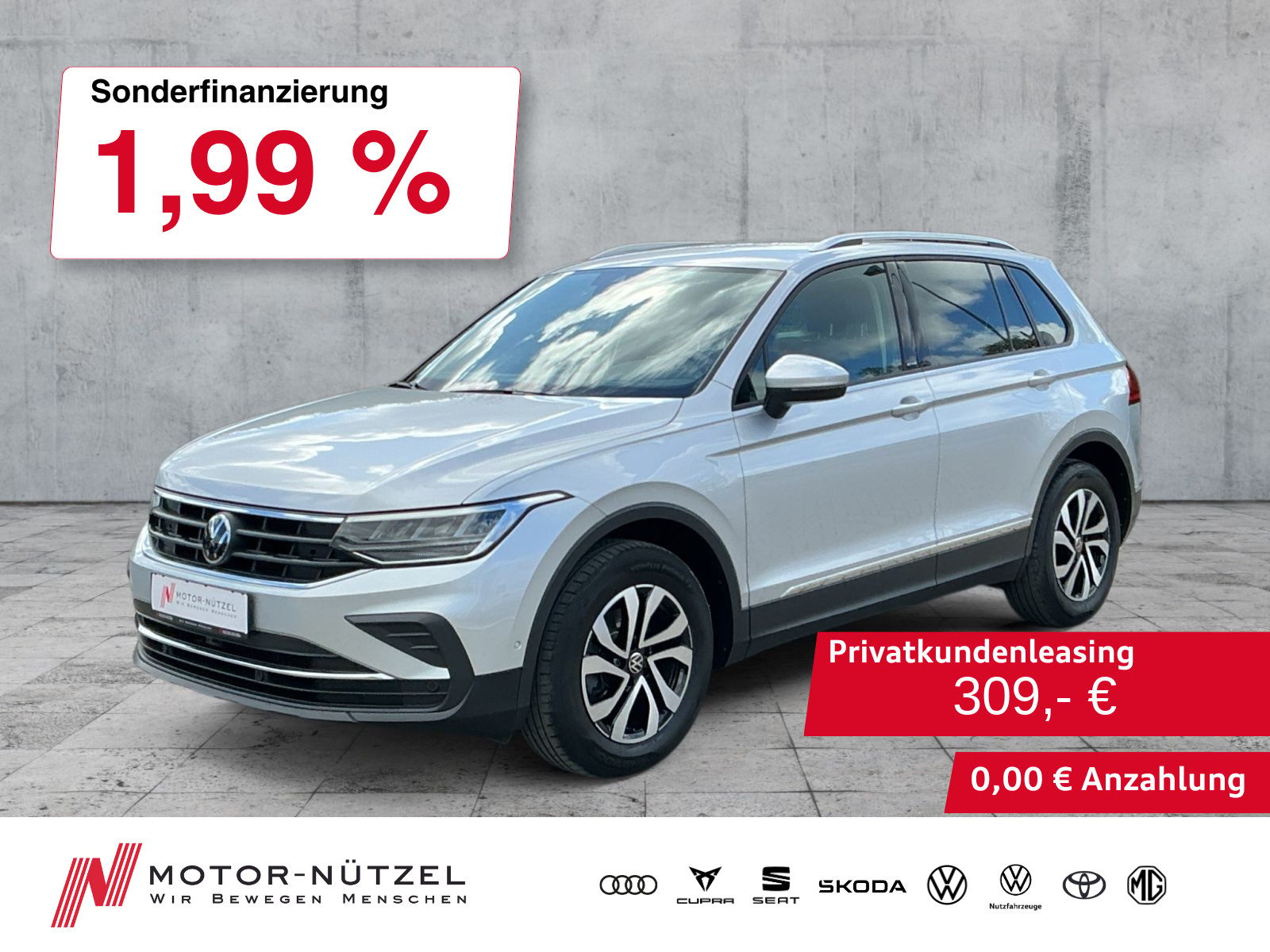 VW Tiguan 2.0 TDI DSG LIFE LED+NAVI+APP+ACC+SHZ+RFK