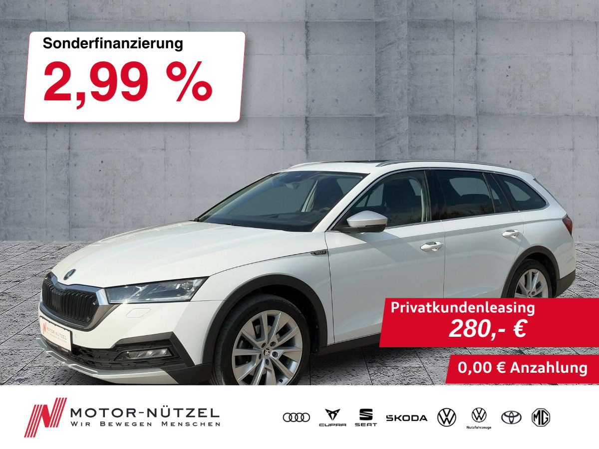 SKODA Octavia Combi SCOUT 2.0 TDI 4x4 MATRIX+AHK+PANO