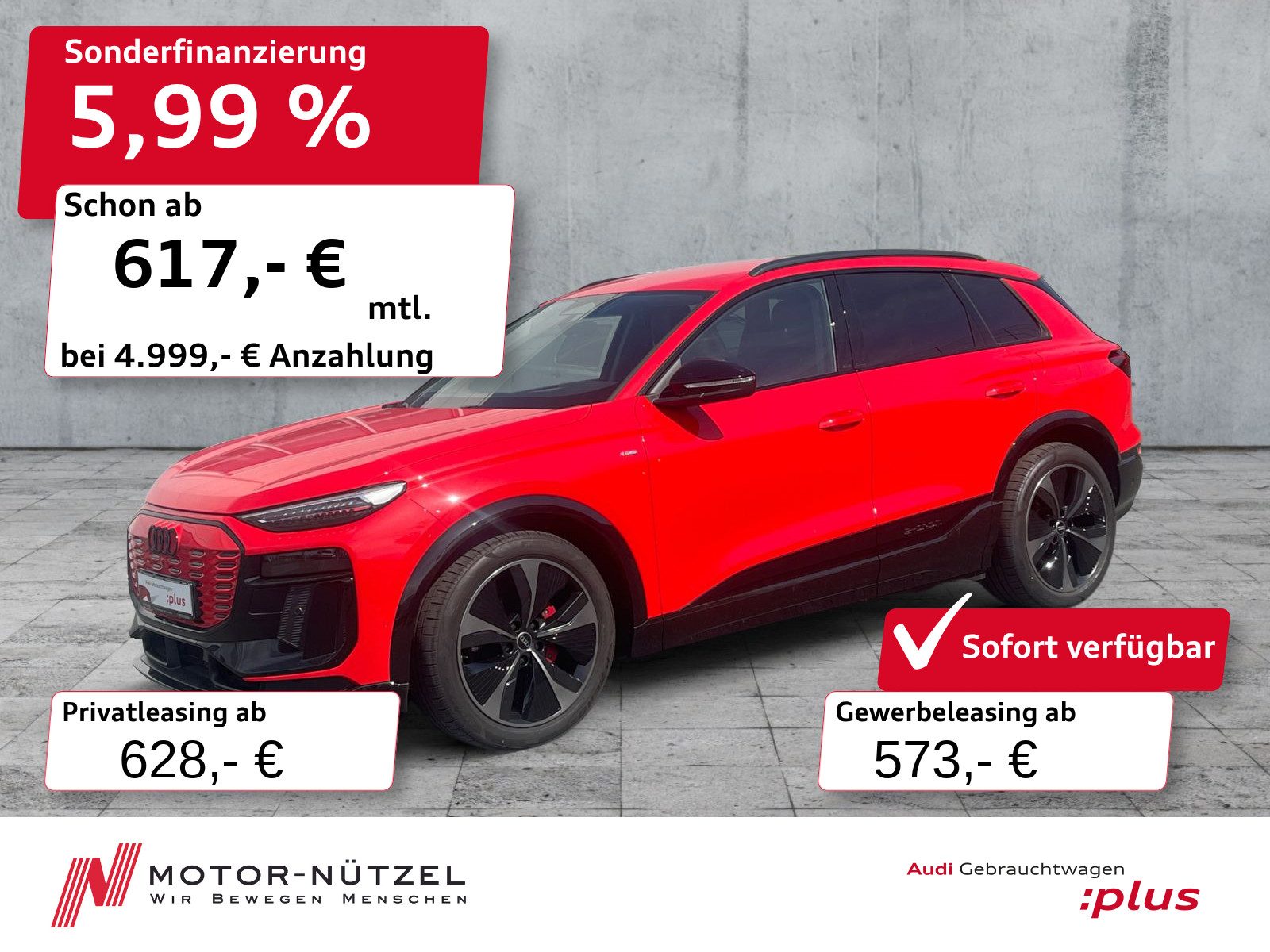 AUDI Q6 e-tron QU S-LINE MATRIX+NAVI+HuD+B&O+AIR+AHK
