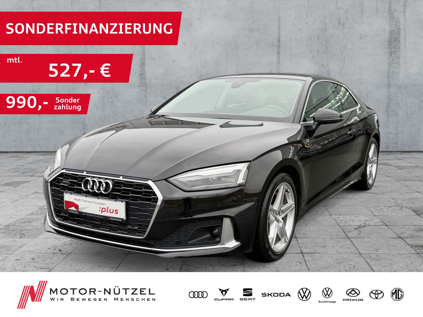 AUDI A5 Coupé 45 TFSI QU S-TR ADVANCED LED+NAV+SHZ+VC