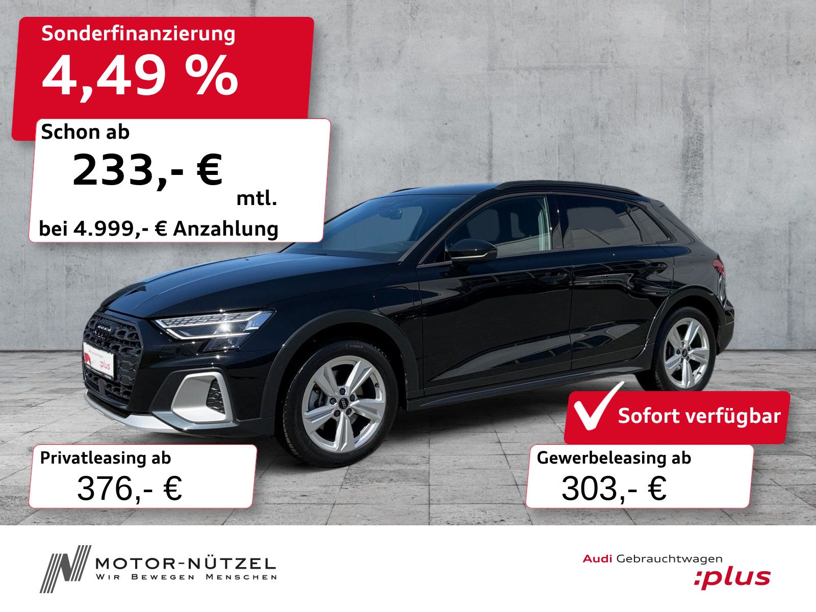 AUDI A3 allstreet 40 TFSI e S-TR LED+NAVI+RFK+ACC+SHZ