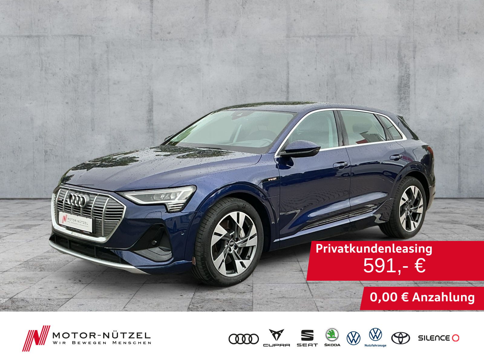 AUDI e-tron 55 QU S-LINE EXT MATRIX+NAVI+AIR+ACC+HuD