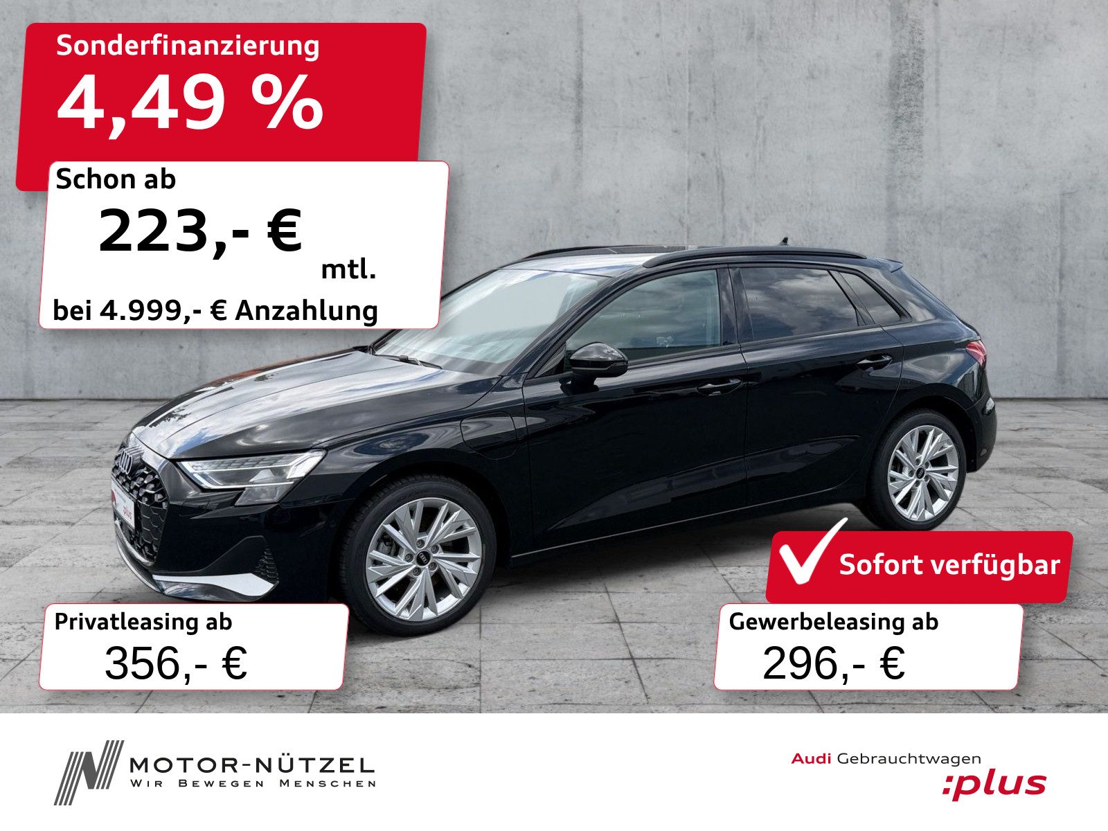 AUDI A3 Sportback 40 TFSI e S-TR ADVANCED MATRIX+AHK