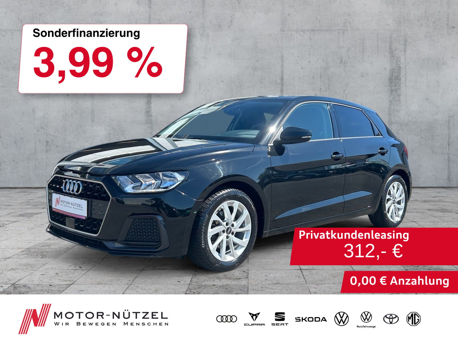 AUDI A1 Sportback 30 TFSI ADVANCED 2xPDC+DAB+SHZ+LM