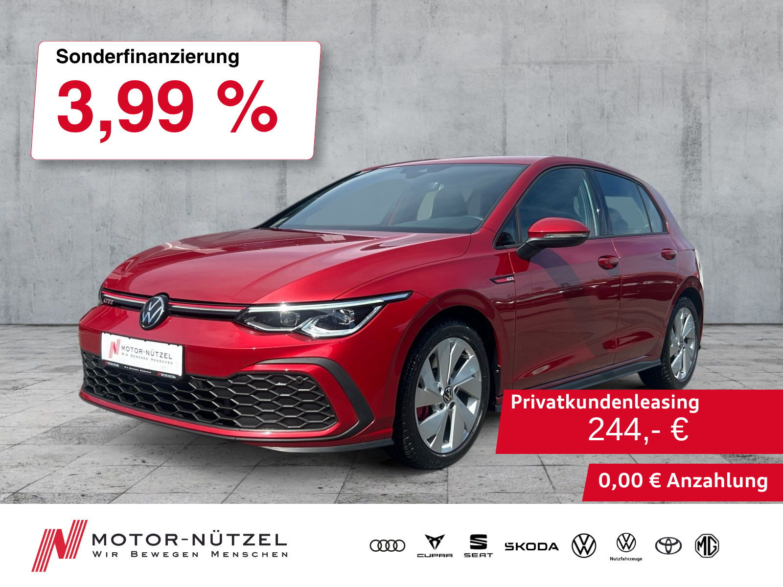 VW Golf VIII GTI 2.0 TSI LEDplus+APP+2xPDC+DAB+17Z.