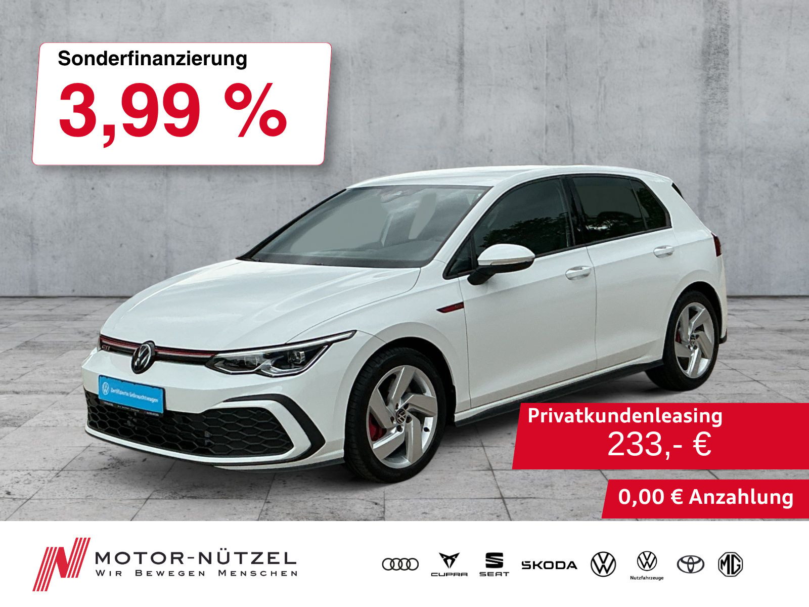 VW Golf VIII GTI 2.0TSI DSG LEDplus+APP+ACC+SHZ+PDC
