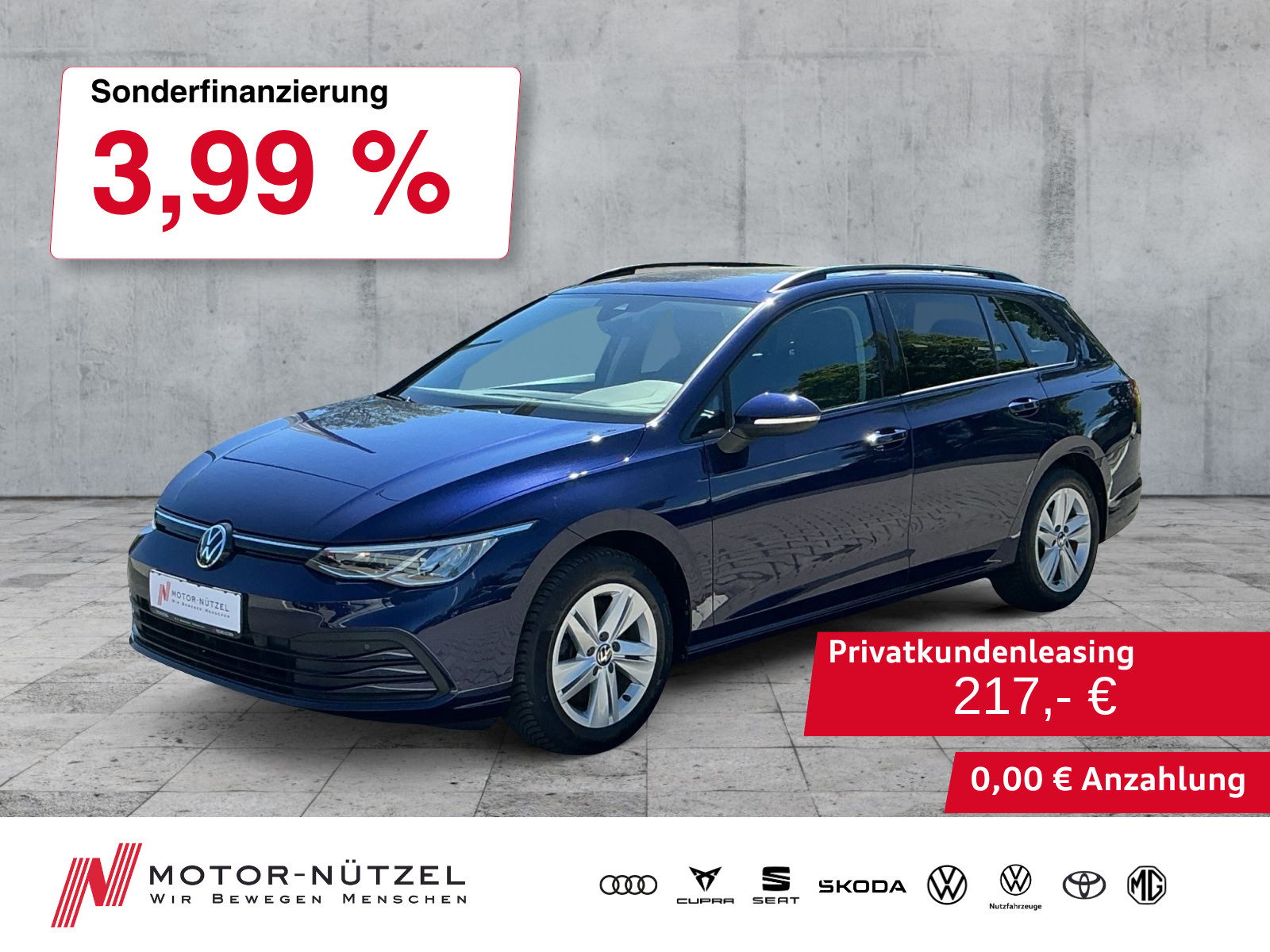 VW Golf Variant 2.0 TDI LIFE LED+NAVI+2xPDC+SHZ