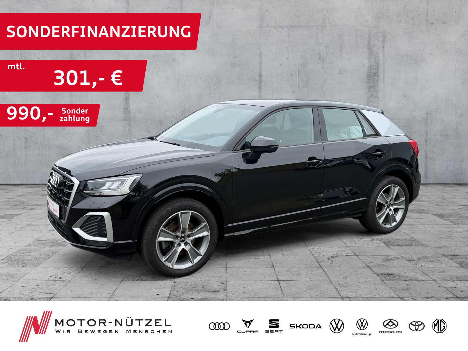 AUDI Q2 40TFSI QU S-TR S-LINE INT. LED+NAV+SHZ+RFK+VC