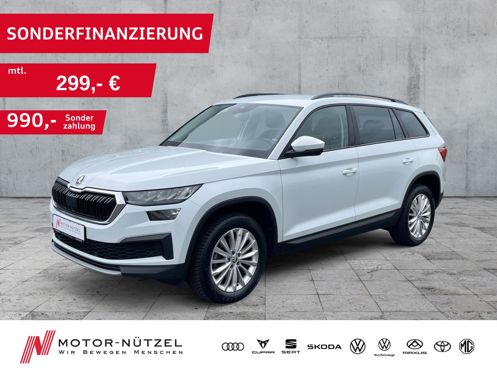SKODA Kodiaq 1.5TSI AMBITION LED+APP+RFK+GRA+DAB+7S