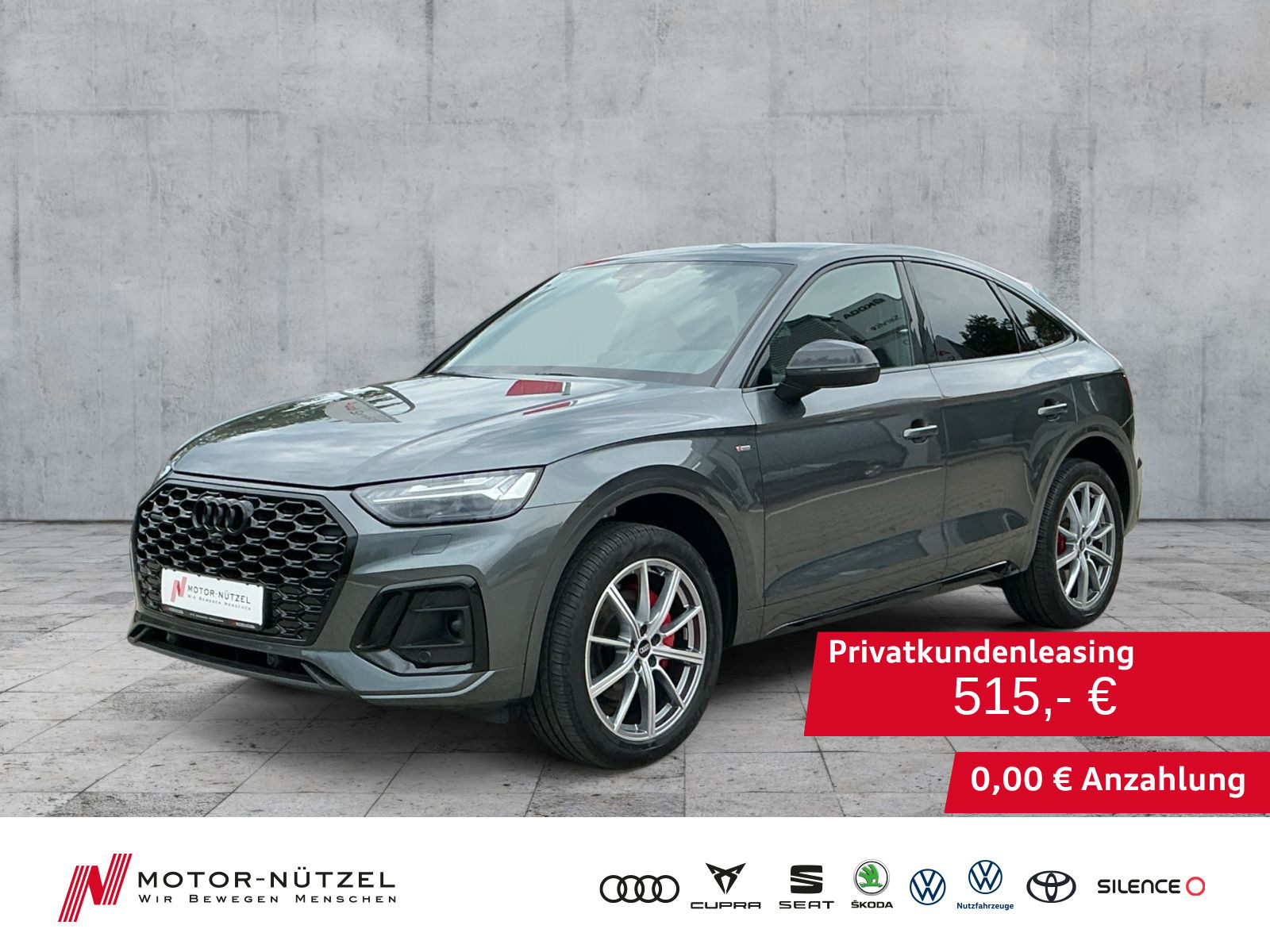 AUDI Q5 Sportback 45TFSI QU S-LINE 5JG+MATRIX+AHK+HuD