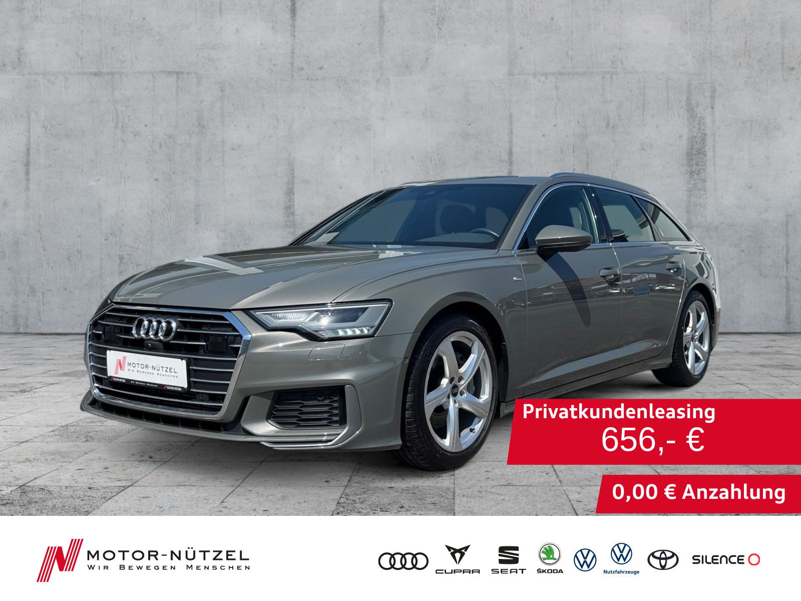 AUDI A6 Avant 45 TFSI 2x S-LINE 5JG+LED+NAVI+AHK+B&O