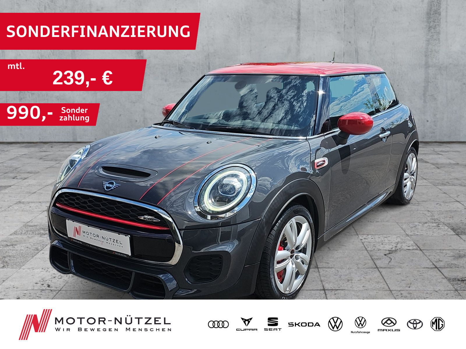 MINI John Cooper Works LED+SHZ+MFA+MFL+HARMAN-KARDON