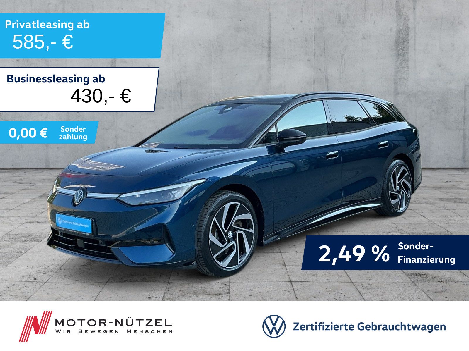 VW ID.7 Tourer PRO 5JG+MATRIX+NAVI+AHK+PANO+HuD+DCC