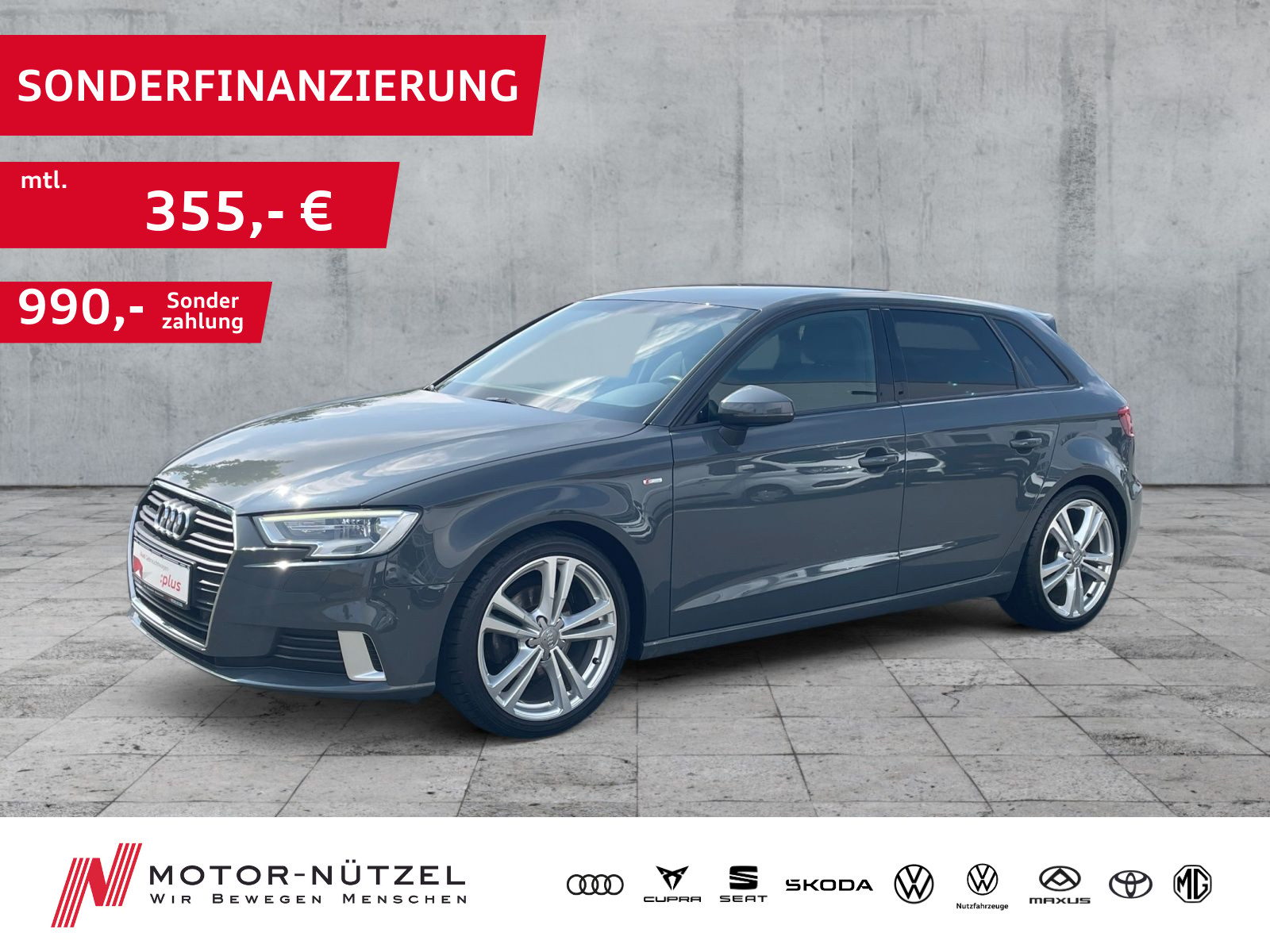 AUDI A3 Sportback 35 TFSI S-TR S-LINE XEN+SHZ+2xPDC