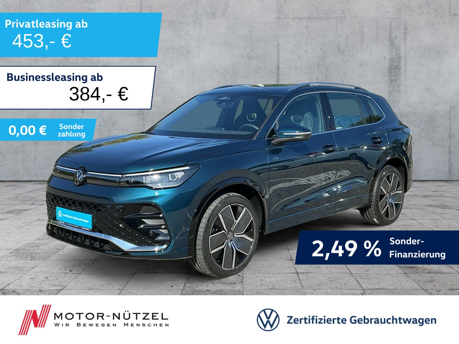 VW Tiguan 2.0 TSI 4M R-LINE 5JG+LEDplus+NAV+AHK+ACC