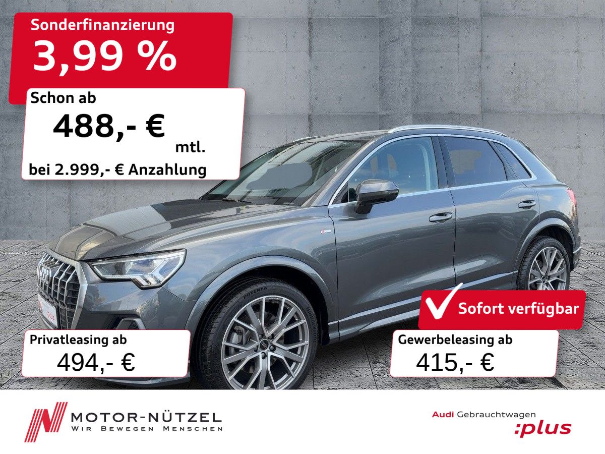AUDI Q3 TFSI 180kW QU S-LINE LED+NAVI+2xPDC+AHK+20"LM
