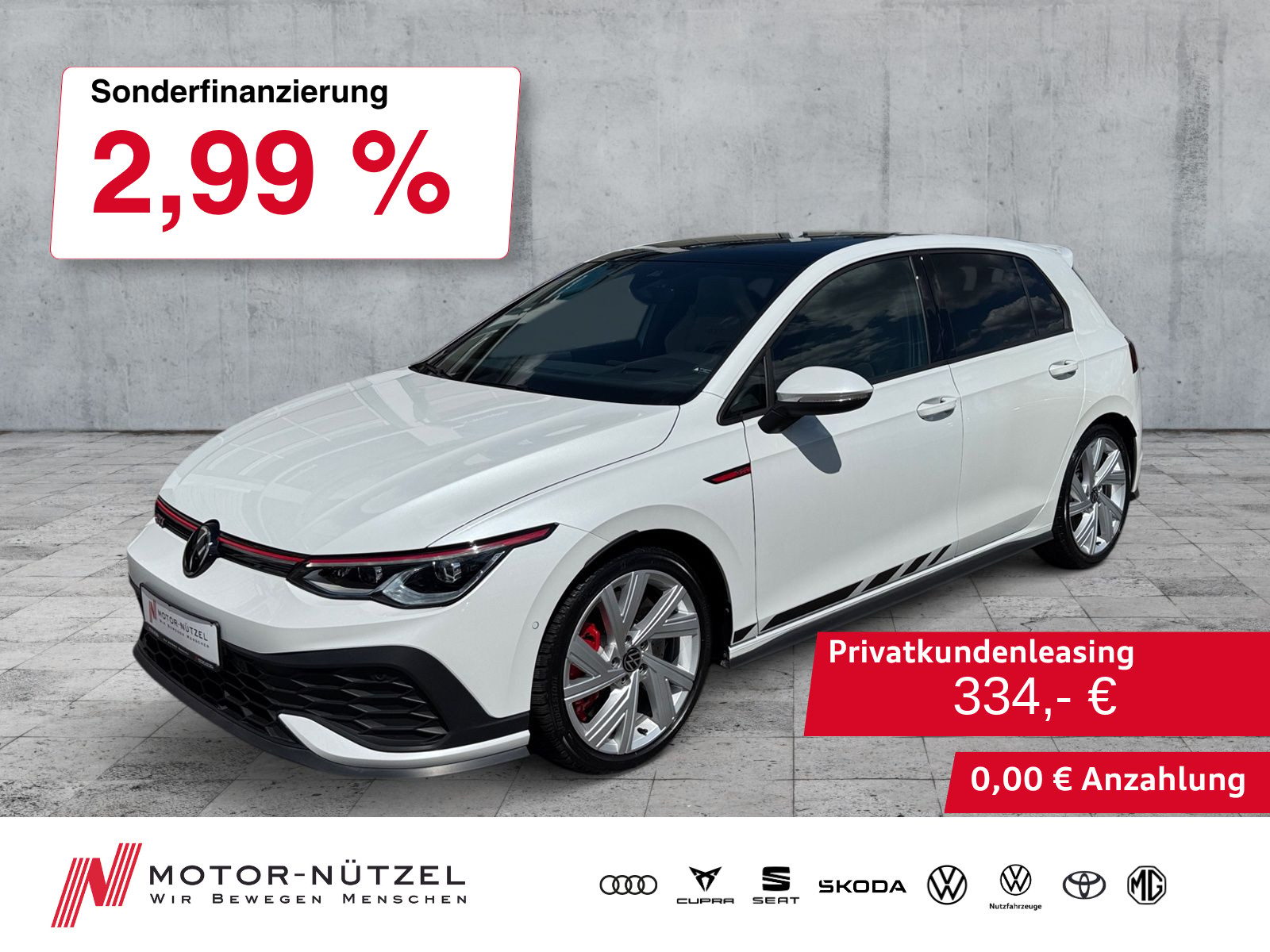 VW Golf VIII GTI Clubsport LEDER+MATRIX+PANO+HuD+19