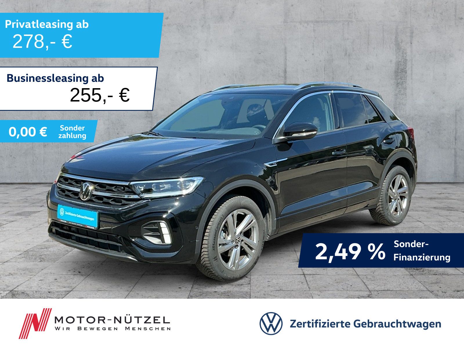 VW T-Roc 1.5 TSI DSG R-LINE LEDplus+NAVI+AHK+ACC+VC