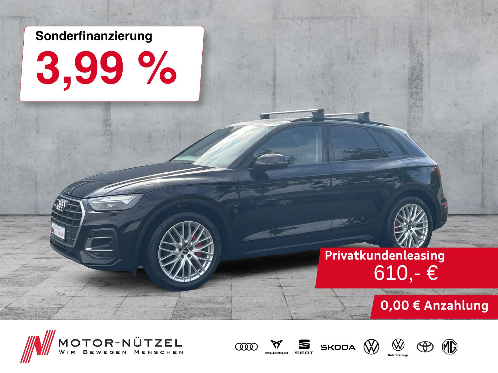AUDI Q5 50 TFSI e QU S-TR LED+NAVI+RFK+GRA+AIR+20"LM