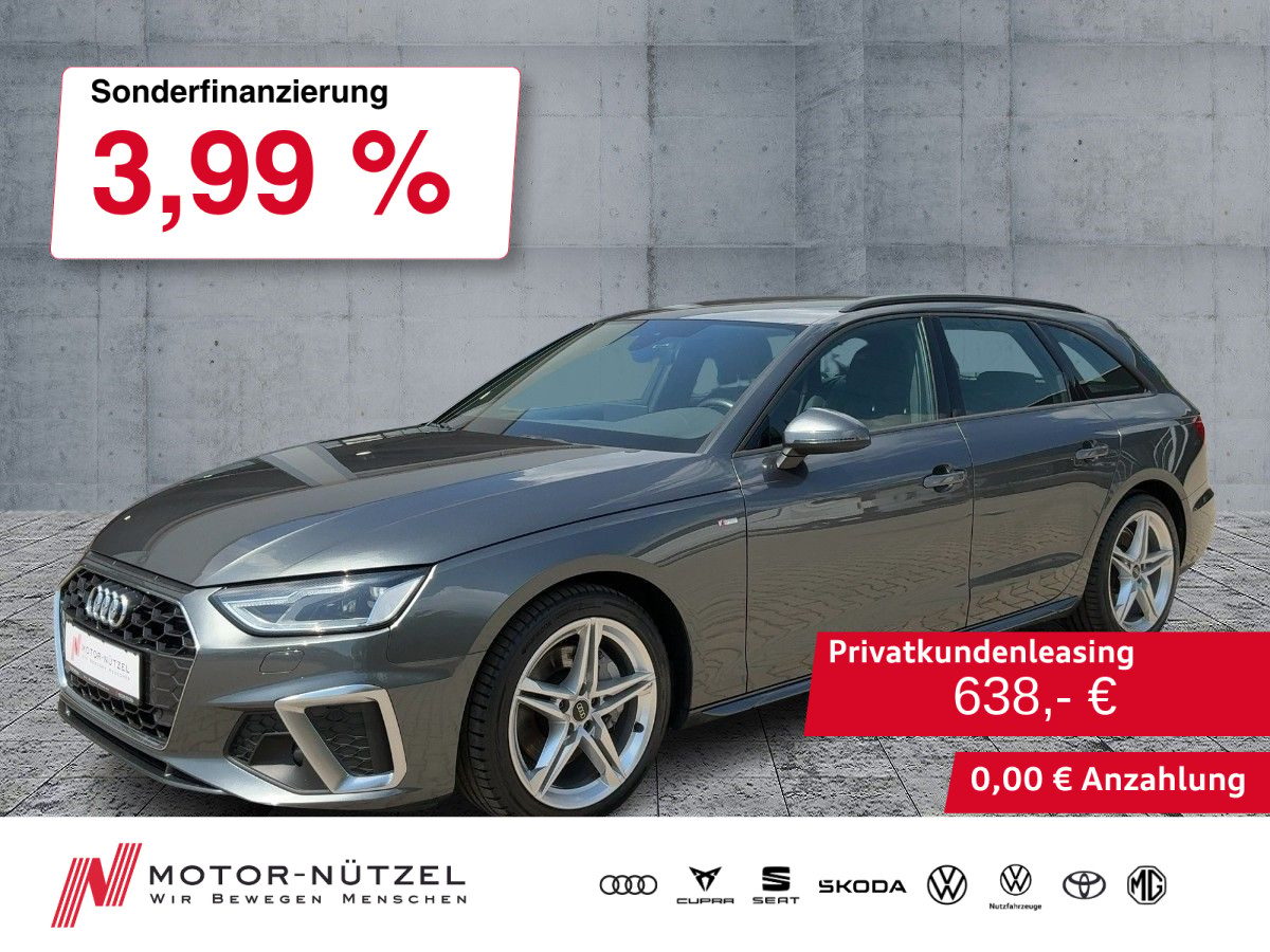 AUDI A4 Avant 40 TDI QU S-TR S-LINE NAVI+PDC+ACC+18"