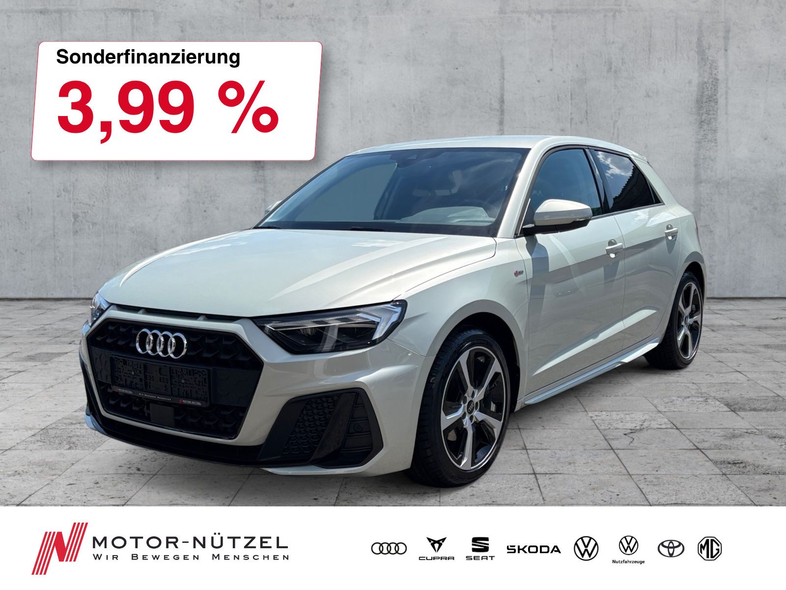 AUDI A1 Sportback 30 TFSI S-TR S-LINE LED+PDC+ACC+17"