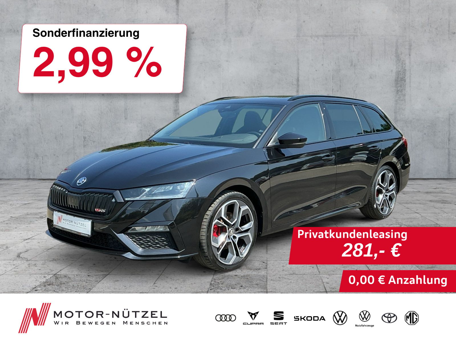 SKODA Octavia Combi RS 2.0 TDI MATRIX+AHK+PANO+CANTON