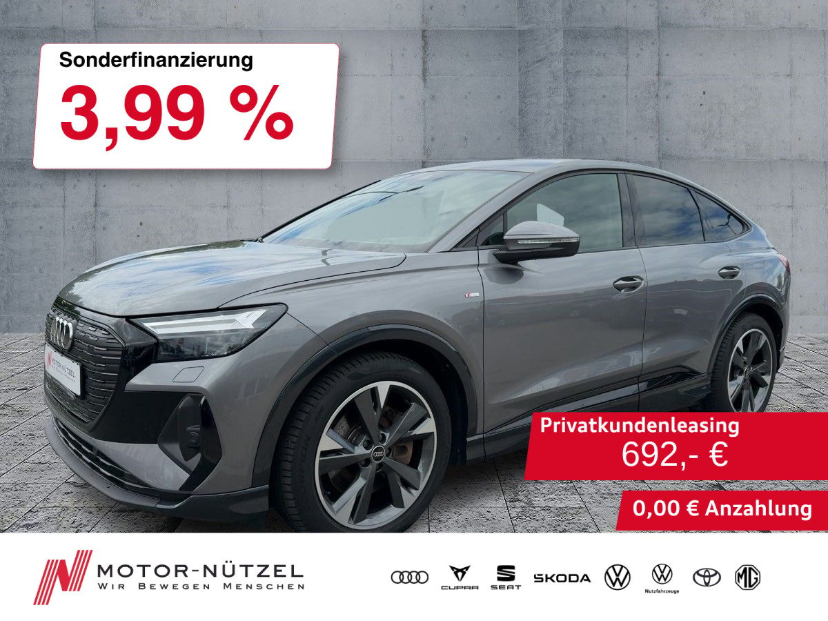 AUDI Q4 Sportback e-tron 40 S-LINE EXT LED+NAVI+GRA
