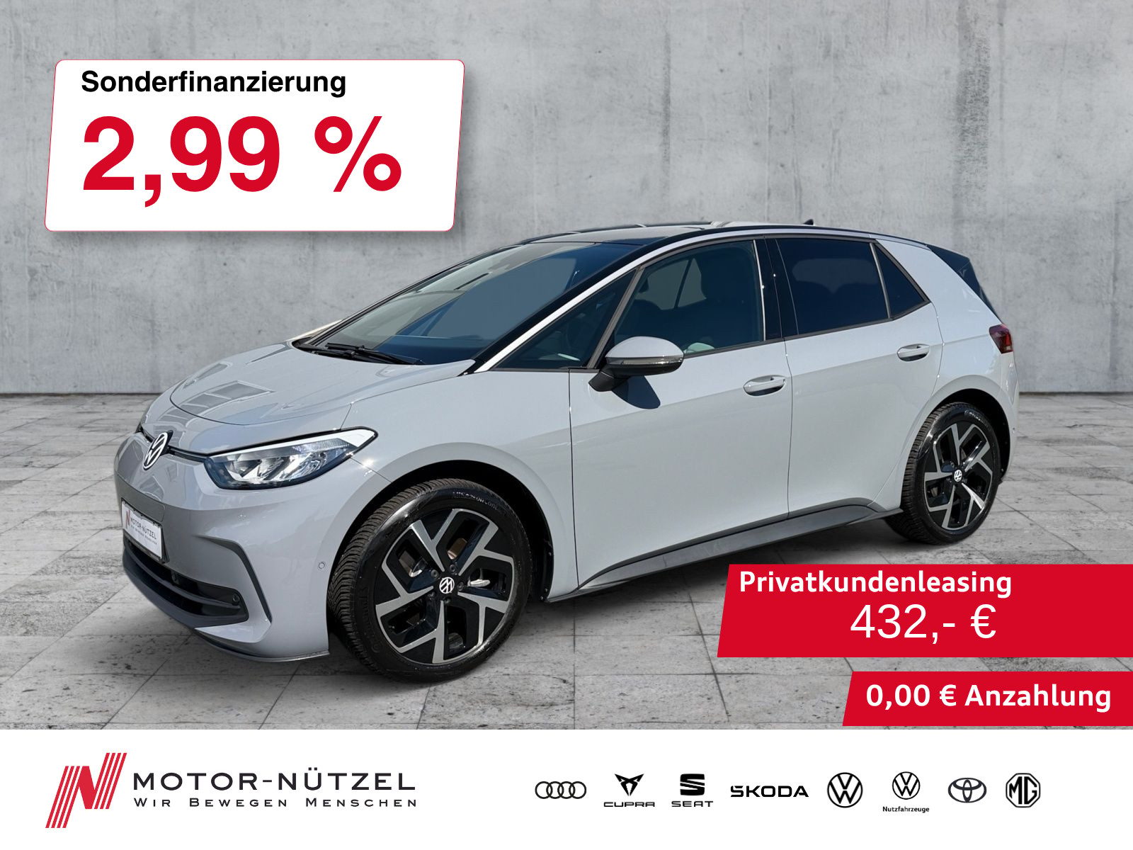 VW ID.3 150kW Pro MOVE LED+NAVI+APP+ACC+SHZ+RFK+DAB