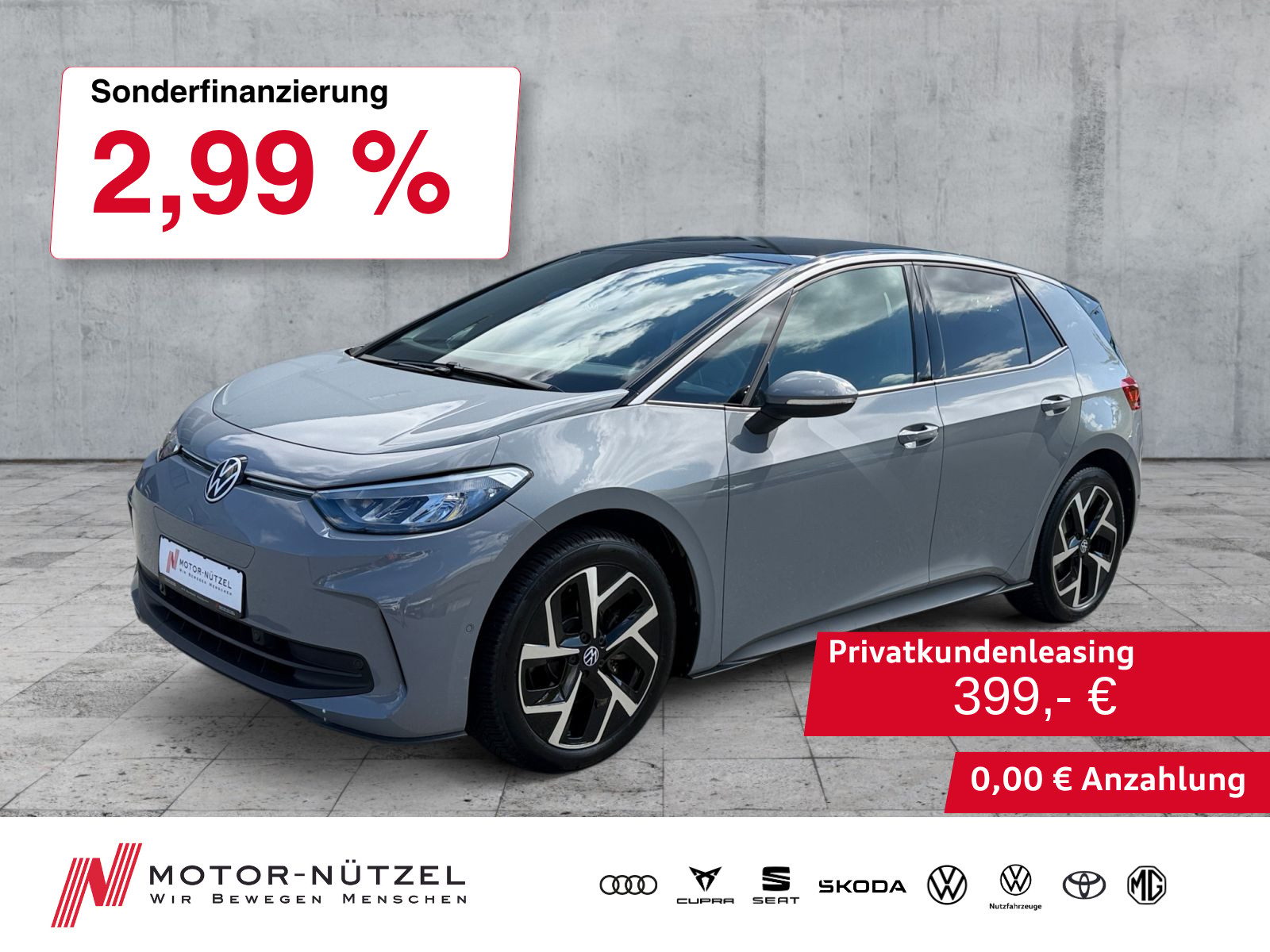 VW ID.3 150KW PRO MOVE LED+NAVI+AHK+ACC+19"