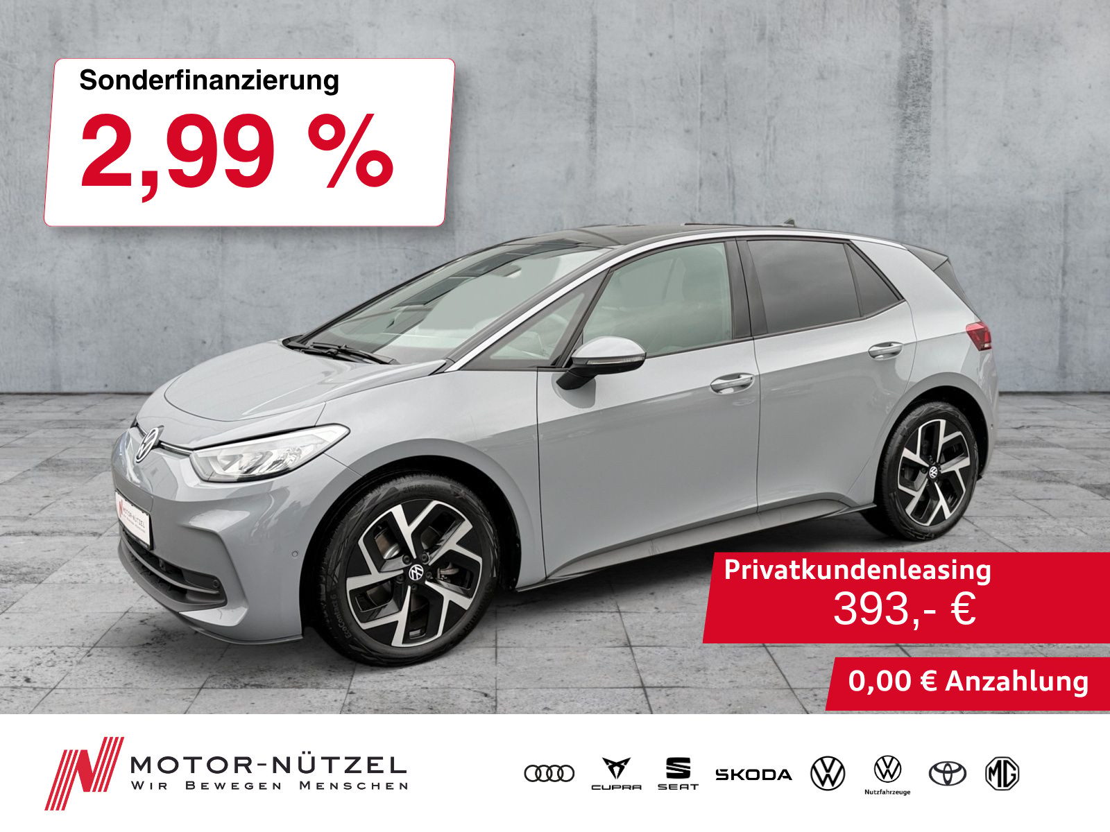 VW ID.3 150kW Pro MOVE LED+NAVI+APP+ACC+SHZ+RFK+DAB