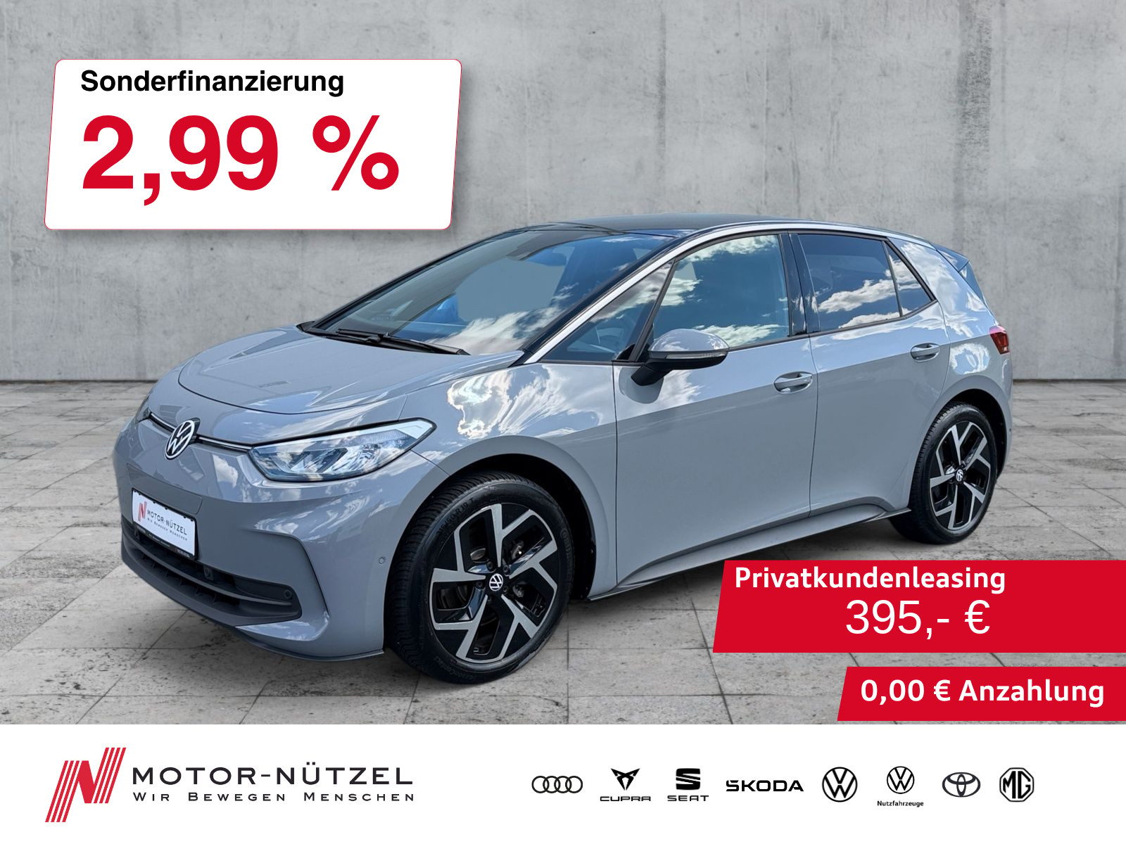 VW ID.3 150kW Pro LED+NAVi+APP+ACC+SHZ+RFK+PDC+DAB