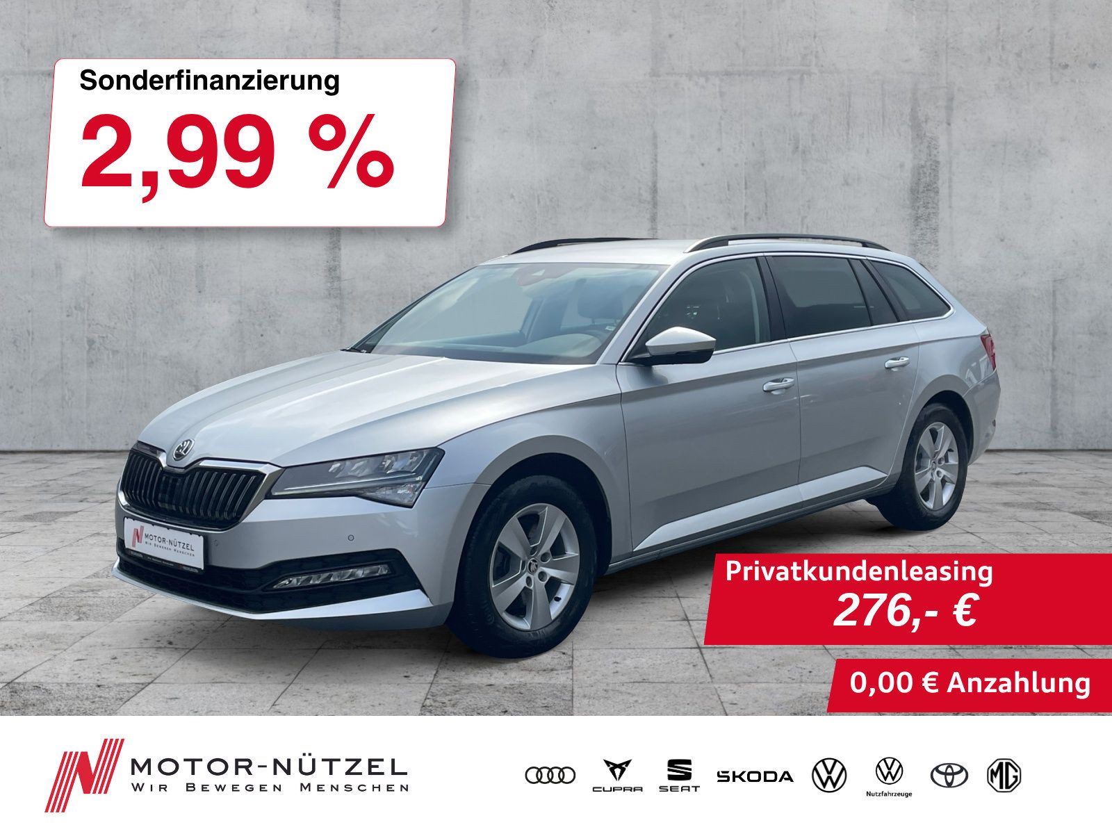 SKODA Superb Combi 1.5TSI DSG AMBITION LED+NAV+ACC+SHZ