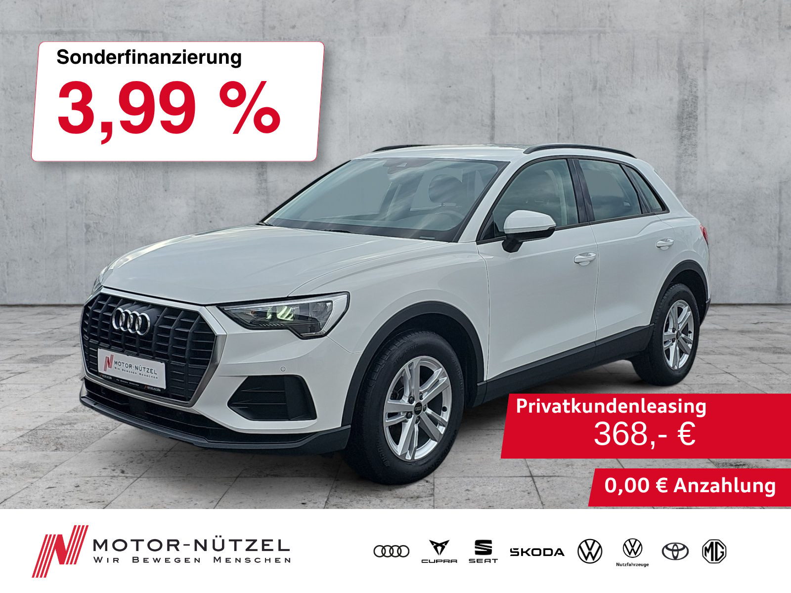 AUDI Q3 35 TFSI 2xPDC+DAB+LM+MFL+AHK