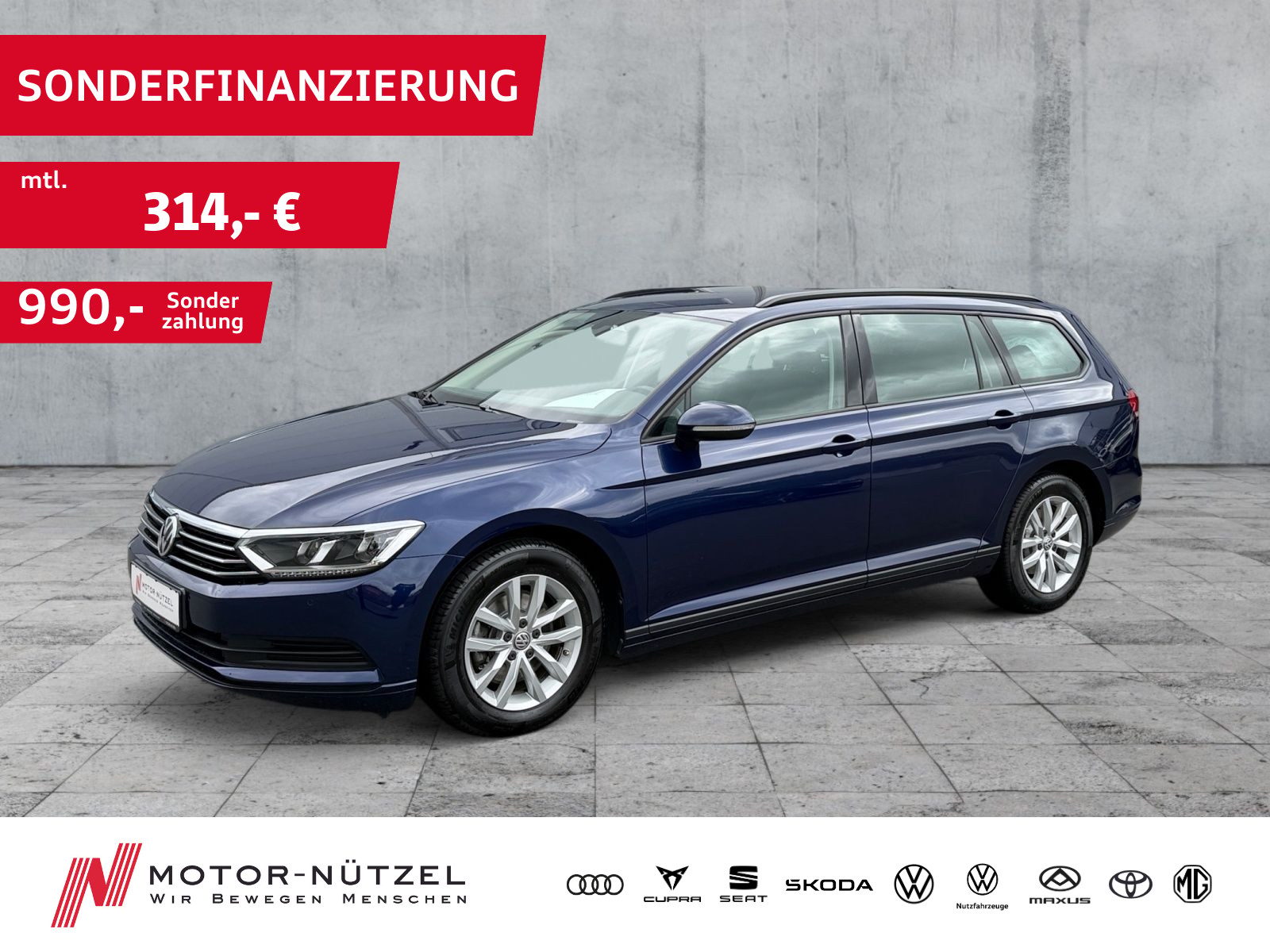 VW Passat Variant 2.0 TDI TRENDLINE LED+NAV+ACC+AHK