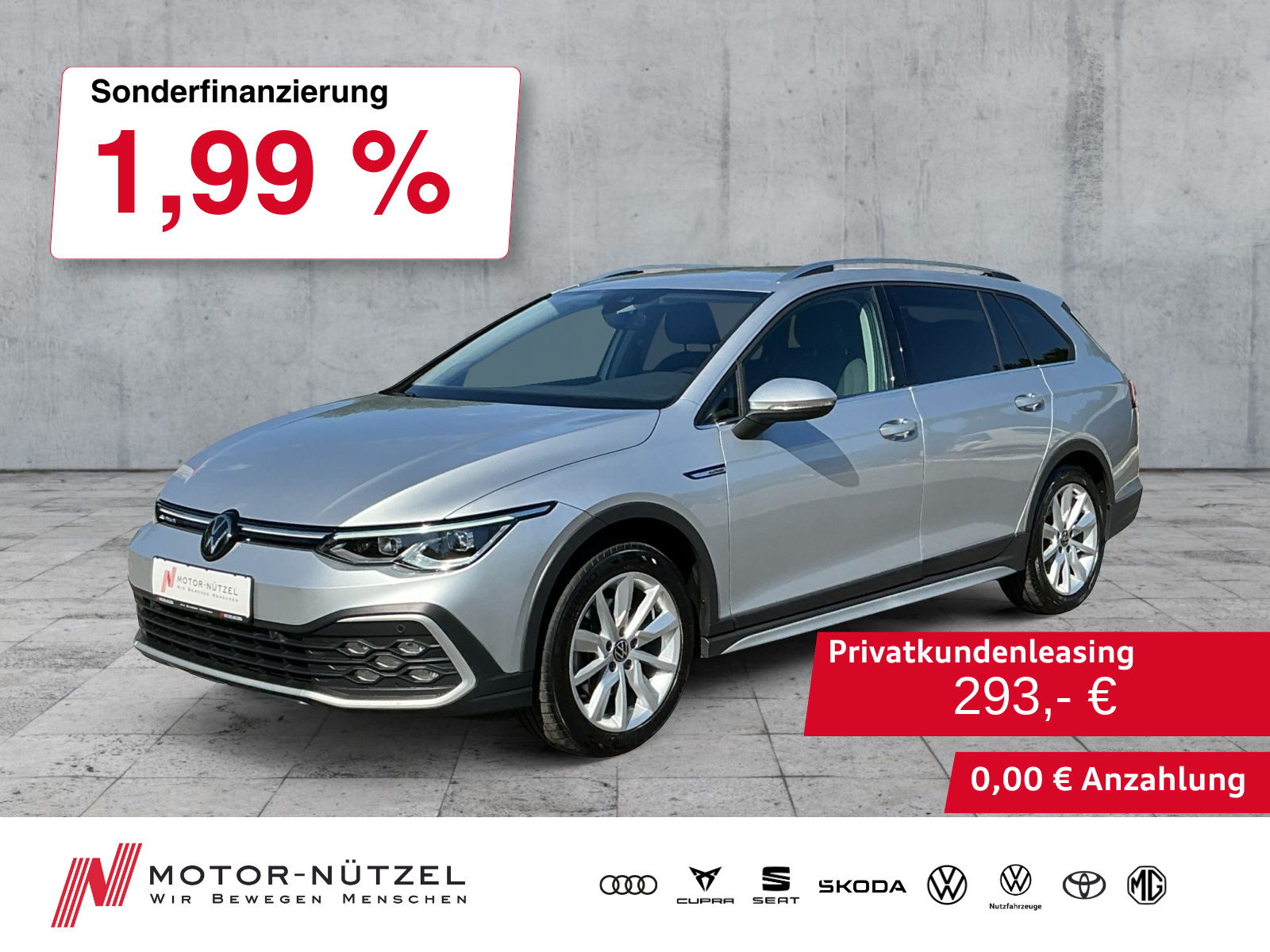 VW Golf VIII Variant 2.0TDI ALLTRACK 4x4 AHK+ACC