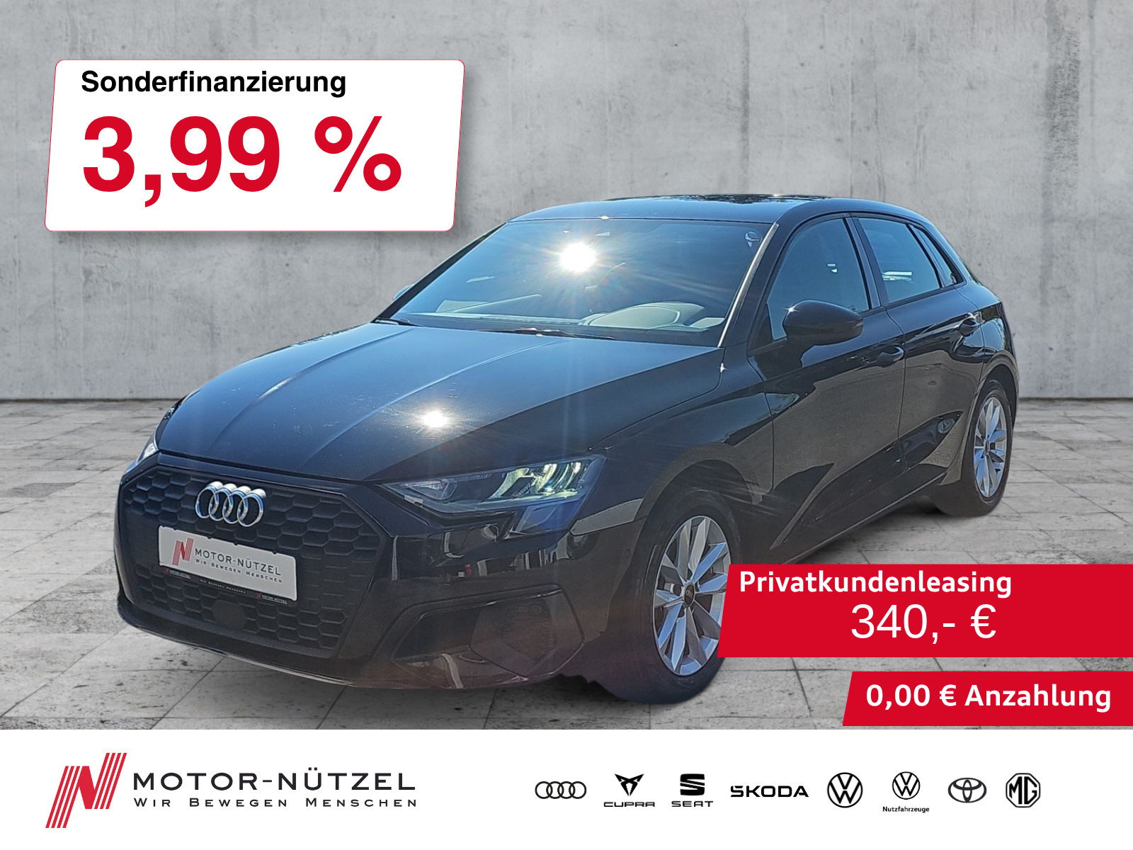 AUDI A3 Sportback 35 TFSI S-TR NAVI+2xPDC+GRA+SHZ+LM