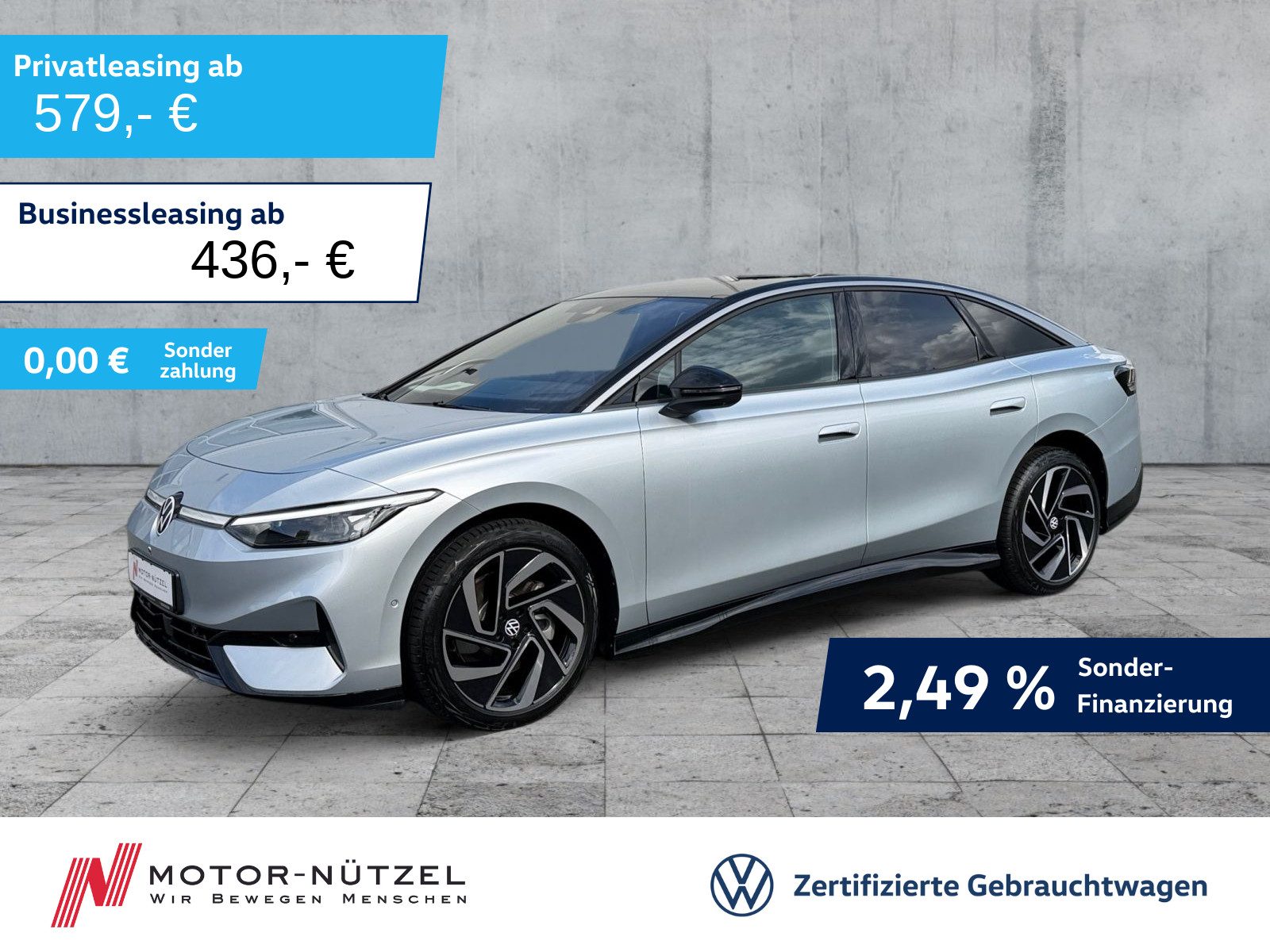 VW ID.7 Pro 210 kW MATRIX+NAVI+AHK+PANO+ACC+HuD+360