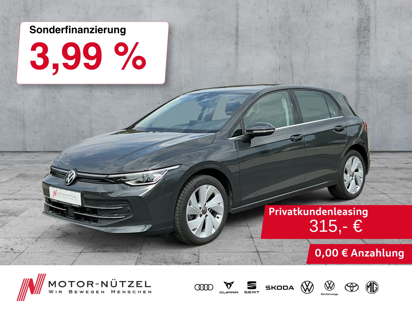 VW Golf 1.5 TSI STYLE LED+RFK+ACC+DC+DAB+