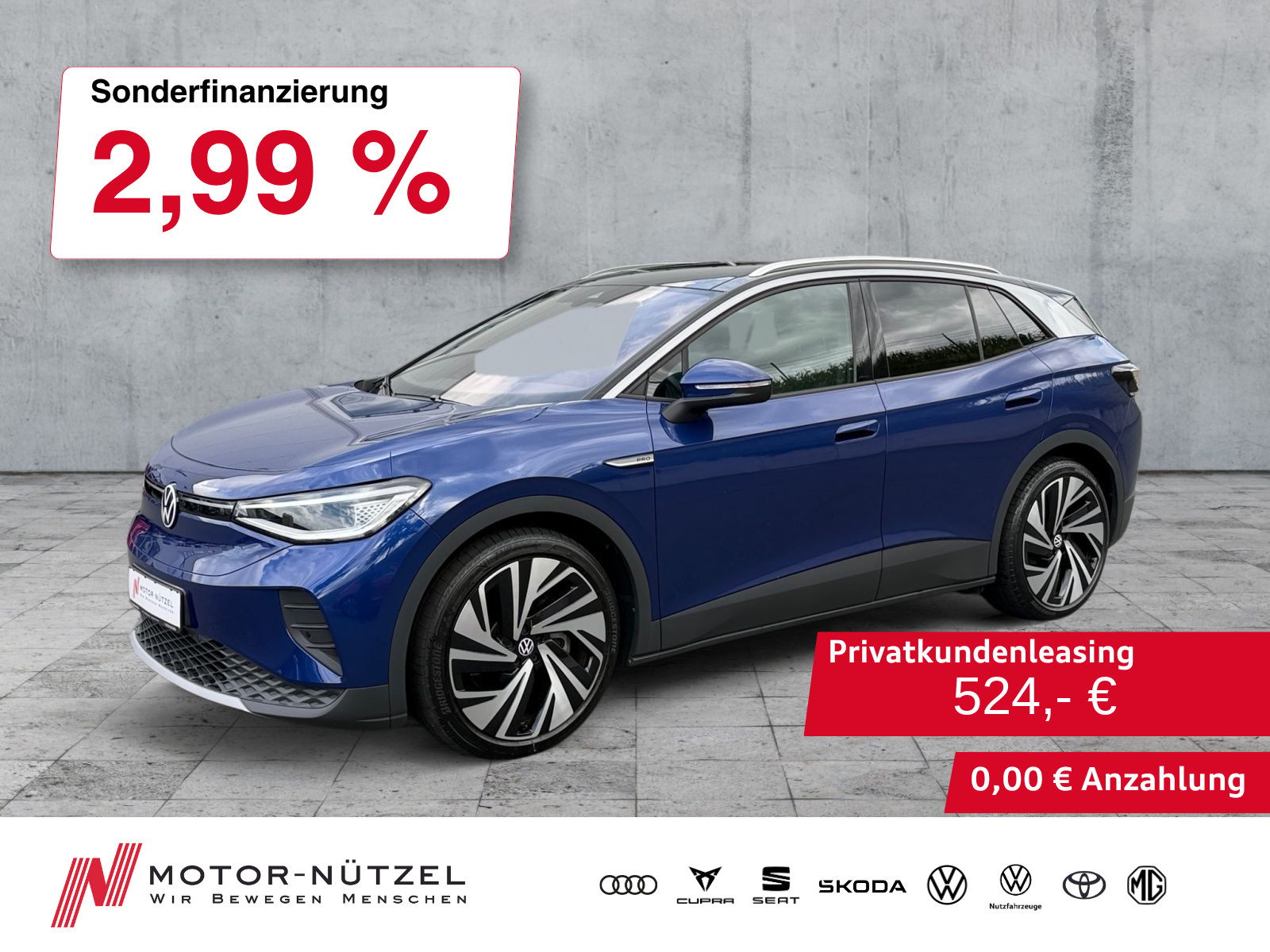 VW ID.4 150kW Pro Performance MATRIX+NAVI+ACC+AHK