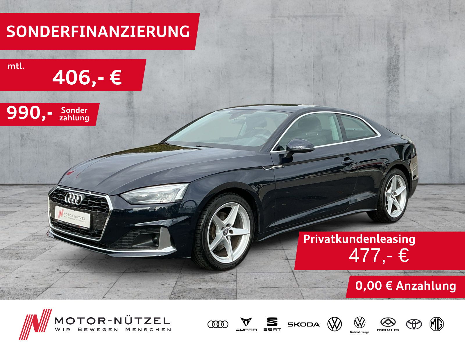AUDI A5 Coupé 35 TDI ADVANCED LED+NAV+ACC+RFK+AHK+SHZ