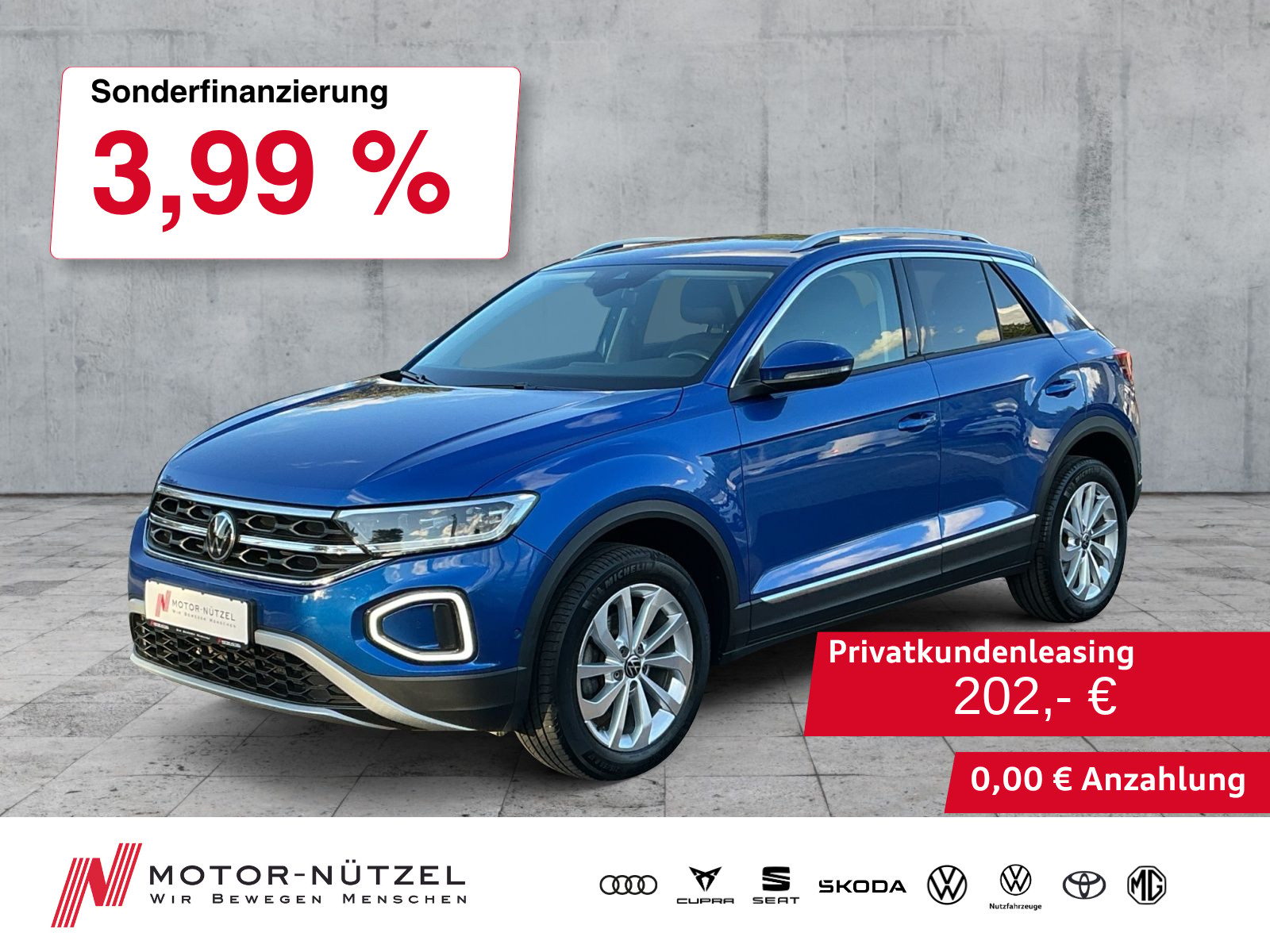 VW T-Roc 1.5 TSI DSG STYLE LED+NAVI+APP+ACC+SHZ+PDC