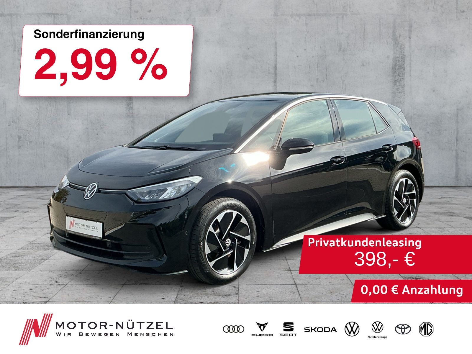 VW ID.3 150kW Pro LED+NAVI+APP+ACC+SHZ+RFK+PDC