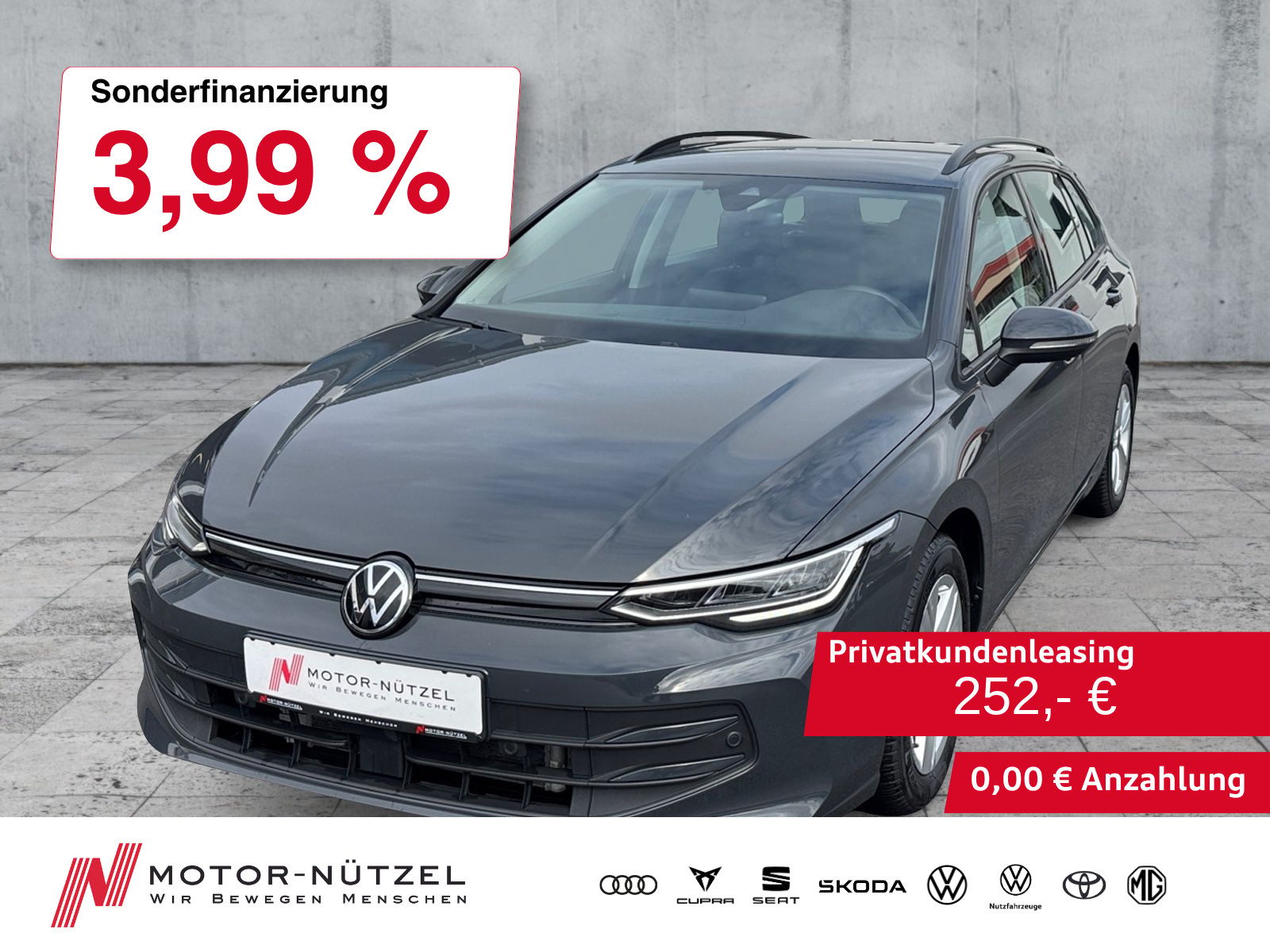 VW Golf VIII Variant 1.5 TSI LIFE LED+2xPDC+ACC+SHZ