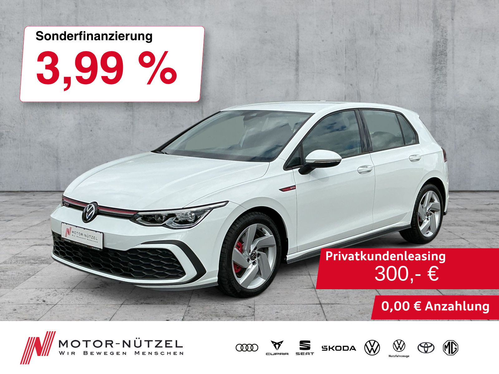 VW Golf VIII GTI 2.0 TSI LED+DAB+APP+SHZ+PDC