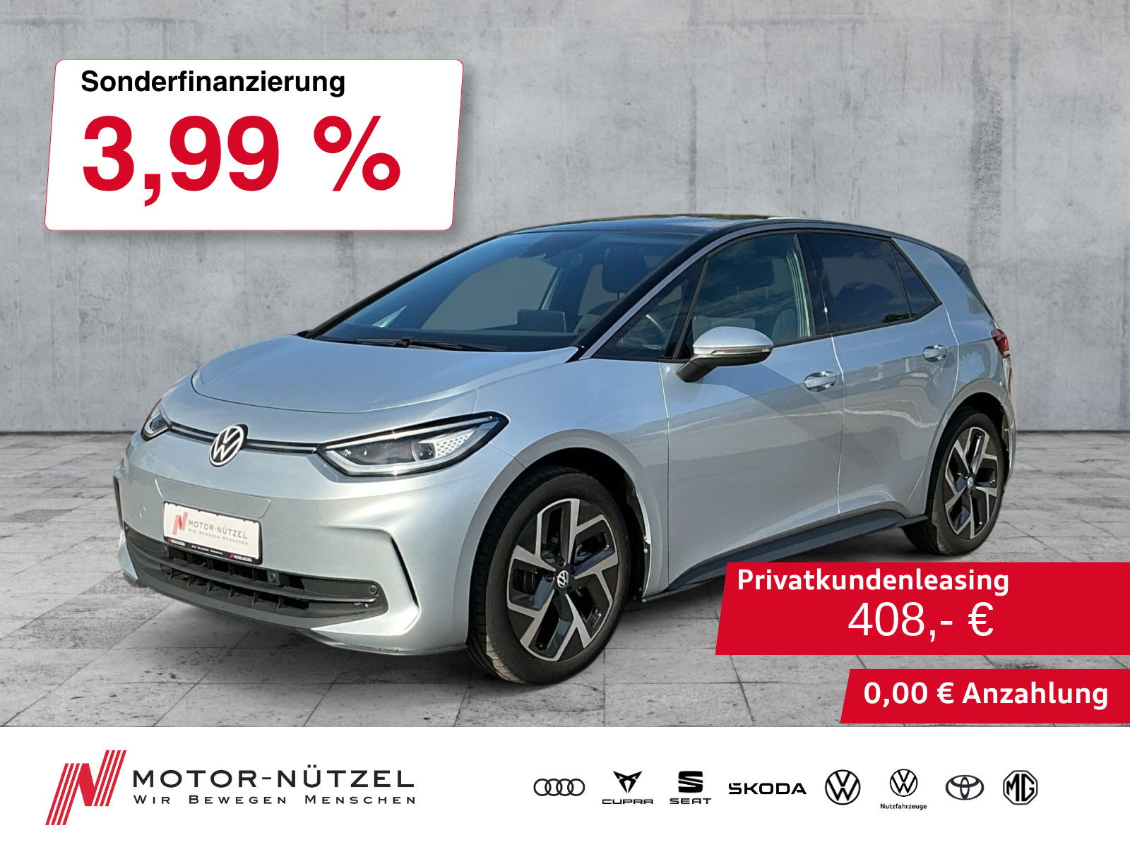 VW ID.3 150 kW Pro MOVE FACELIFT AHK+PANO+HuD+360°