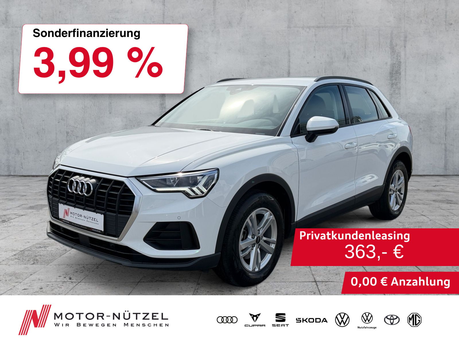 AUDI Q3 35 TFSI S-TR ADVANCED LED+NAVI+RFK+SHZ+VC
