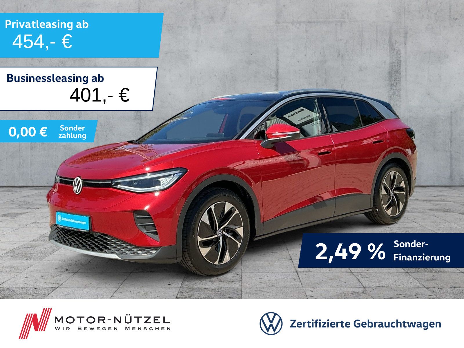 VW ID.4 Pure 125kw 5JG+MATRIX+NAVI+AHK+ACC+SHZ+WäPu