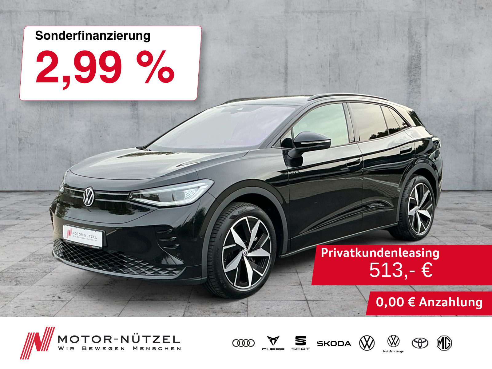 VW ID.4 4M 220kW MATRIX+NAVI+APP+ACC+SHZ+AHK+360°